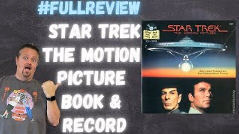 Star Trek: The Motion Picture Read-along Book & Record 1983 Buena Vista #FullReview Playthrough