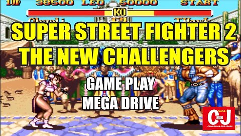 Super Street Fighter 2 The New Challengers para Mega Drive (Game Play)