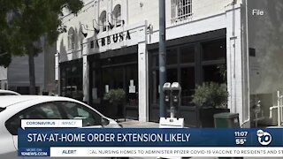 Stay-at-home order extension likely