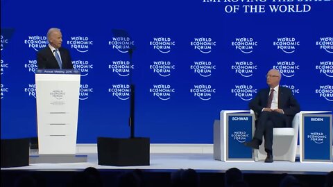 Klaus Schwab | Biden Delivers Keynote On "Mastering the Fourth Industrial Revolution" & Schwab Describes Biden As, "You Were One of the Most Engaged and Hardest Working Members of the World Economic Forum."