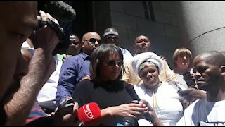 SOUTH AFRICA - Cape Town - Patricia De Lille announces her resignation as mayor of Cape Town (cell phone images &