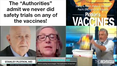 Vaccine Authorities” Admit Never Doing Safety Trials On Any Vaccines