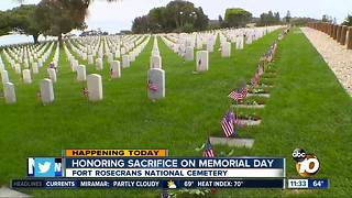 San Diegans honor fallen military members on Memorial Day