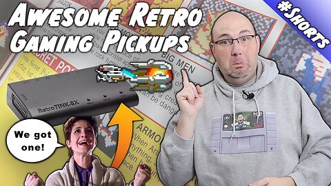 Gaming Pickups! Nintendo Players Guide, R-Type & RetroTink5x #Shorts