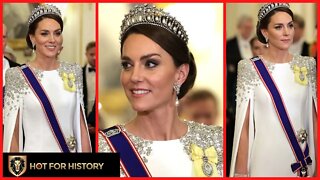 Princess Kate CHARMS South African President at King Charles III State Banquet!