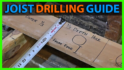 How To Drill Holes Through Floor Joists