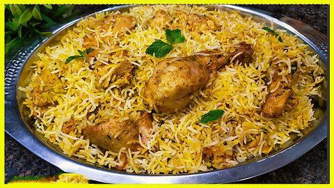 Chicken Dum Biryani Recipe / World Famous Hyderabadi Chicken Dum Biryani