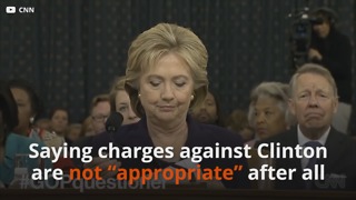 No Charges For Clinton