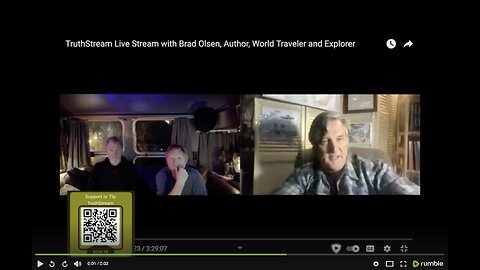 TruthStream #209 Brad Olsen, Friday Night Live! Brad covers Antartica, DUMB's, ET's, MedBeds etc til 2:15:00 then Joe and Scott free flow with the audience til the end