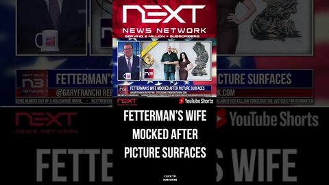 Fetterman’s Wife MOCKED After Picture Surfaces #shorts
