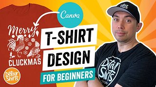 Easy Canva T-Shirt Design Tutorial for Beginners | How to Create a FREE Christmas Shirt with Canva