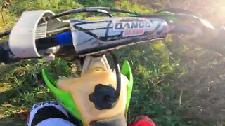 Taking the 2008 WR450F to singletrack! #Yamaha