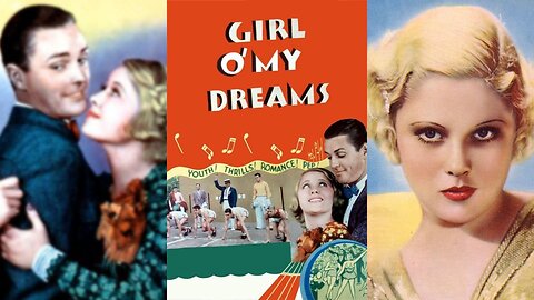 GIRL O' MY DREAMS (1934) Mary Carlisle, Sterling Holloway, Edward Nugent | Comedy, Drama | COLORIZED