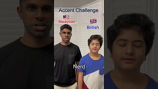 Malaysian vs British Accent Challenge