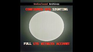 UFO Sighting: House-Sized UFO Encounter (True Story)