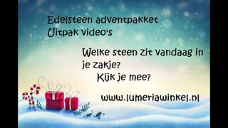 Uitpak video dag 5 - Edelsteen adventpakket jongeren