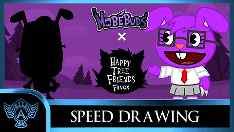 Speed Drawing: Happy Tree Friends Fanon - Rubi | Mobebuds Style