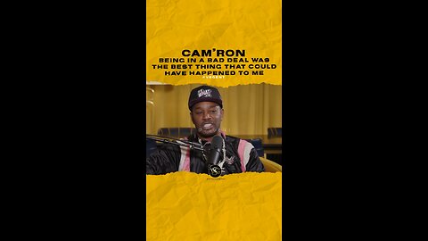 @mr_camron Being in a bad deal was the best thing that could have happened to me