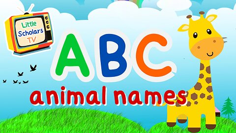 Learn ABC's for Kids | learn the abc's with animal names | ENGLISH