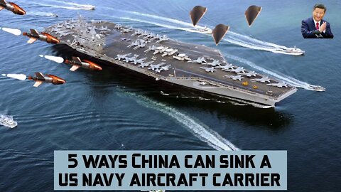 5 ways China can sink a US navy aircraft carrier #chinamilitary #usmilitary #usnavy #aircraftcarrier