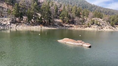 Big Bear, California (Lake and Dam in 4K)