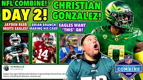 CHRISTIAN GONZALEZ! THE CORNER THE EAGLES NEED! JAYDEN REED! BRIAN BRANCH! EAGLES NEW QB ON RADAR!