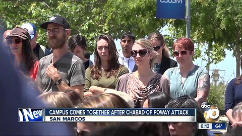 Students, faculty at CSU San Marcos converge after Chabad attack