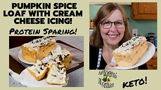 Pumpkin Spice Loaf with Cream Cheese Glaze | JanetGreta's Cinnamon Bread with a Twist! PSMF