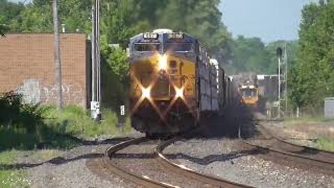 CSX M368 Manifest Mixed Freight Train From Berea, Ohio July 9, 2022