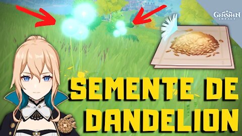 Rota de farm de Dandelion (Dandelion seeds) - Genshin Impact
