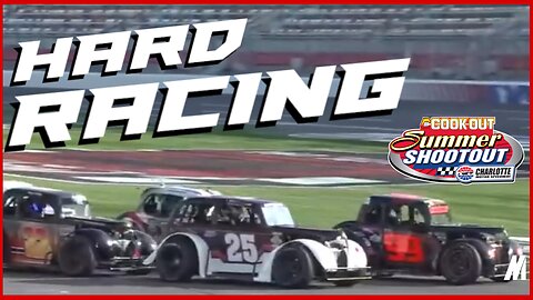 Racing At A NASCAR Track!!! / Summer Shootout Rounds 1& 2