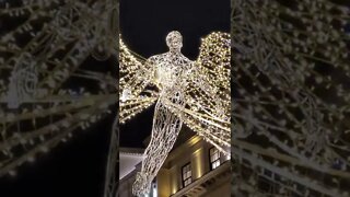 Angel lights Christmas it's November #london