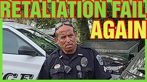 DIRTY COP TRIES TO RETALIATE AND FAILS ONCE AGAIN