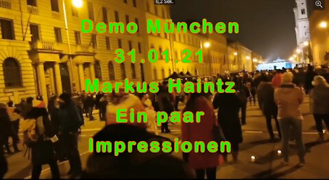 Demonstration München 31.01.21 Markus Haintz Impressionen am Rand