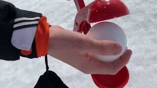 Perfect snowball = perfect headshot