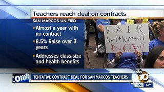 Tentative contract deal for San Marcos teachers