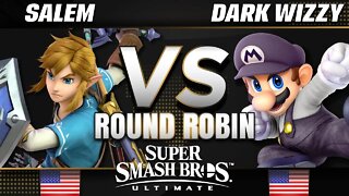 Salem (Link) vs. Dark Wizzy (Mario) - Smash Ultimate MVG Round-Robin