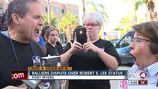 Groups clash over Lee monument in Fort Myers