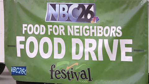 Festival Foods and NBC26 team up for food drive