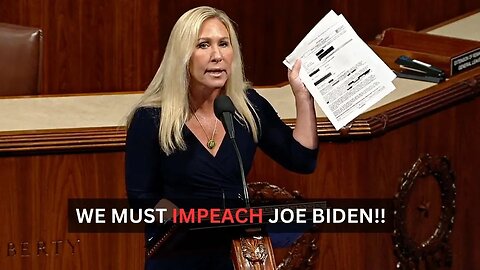 🚨NEW: Marjorie Taylor Greene Introduces Articles of Impeachment Against Joe Biden.