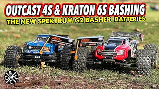 ARRMA Outcast 4s & Kraton 6s Spektum G2 Basher Battery Bash