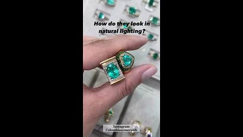 What is the difference between modern & antique jewelry? Comparing two emerald rings