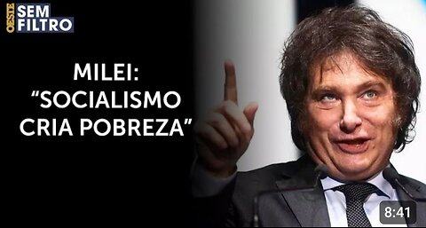 Milei dispara: “esquerda coloca Ocidente em perigo” | #osf