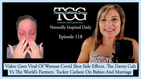 Video Goes Viral Of Woman Covid Shot Side Effects. The Davos Cult Vs. The World's Farmers.