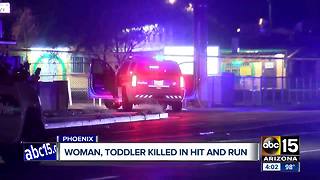 Woman and grandchild killed in hit-and-run crash in south Phoenix