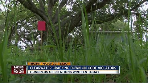 Clearwater cracking down on code violators