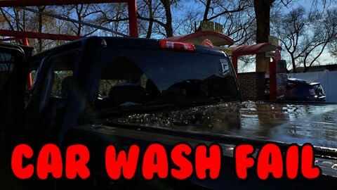 Car wash broke back window out, banged down the side of my Jeep, Royal car wash FAIL
