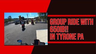 Group Ride with 650ib!! Tyrone PA