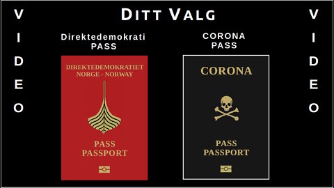 Direktedemokrati Pass eller CORONA PASS