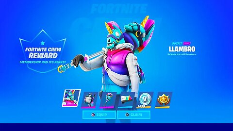 Unlocking NEW *CREW PACK* in Fortnite! (Llambro skin)